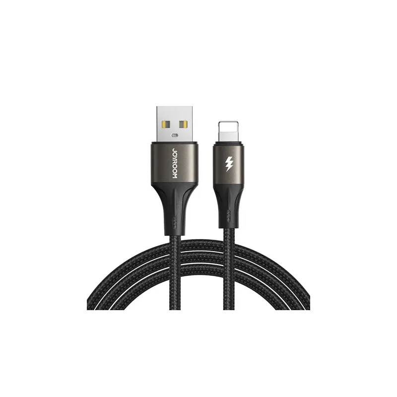 Cable USB to Lightning Joyroom SA25-AL3 / 3A / 1.2m (black)